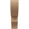 Ekena Millwork 2in. W x 8in. H x 20in. L Ridgewood Woodgrain TimberThane Rafter Tail, Primed Tan RFTUR02X08X20RIDRCPR - alternate 3